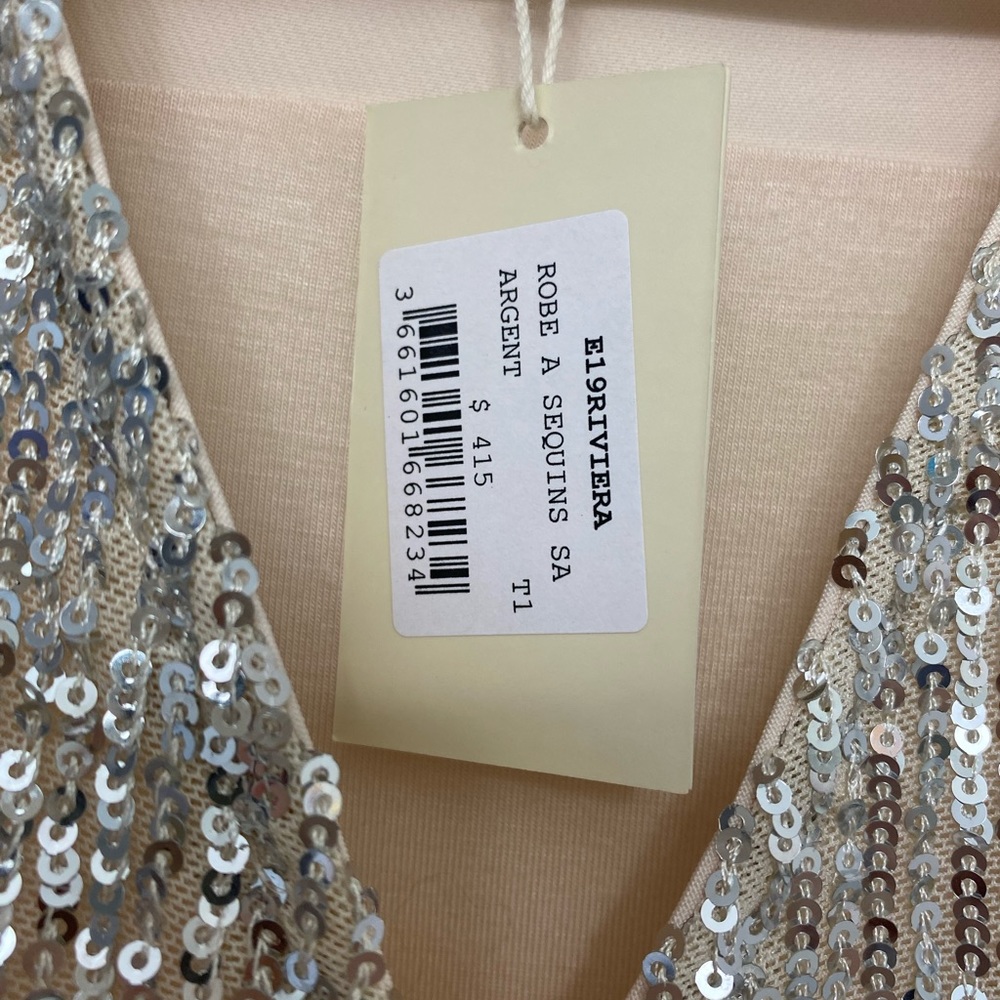 Sequin Maje dress, NWT, size 1 - Picture 4 of 6